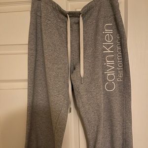 Calvin Klein grey performance sweatpants